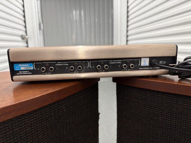Bose 901 Series V Speakers + Equalizer + Tulips Stands (Complete System)
