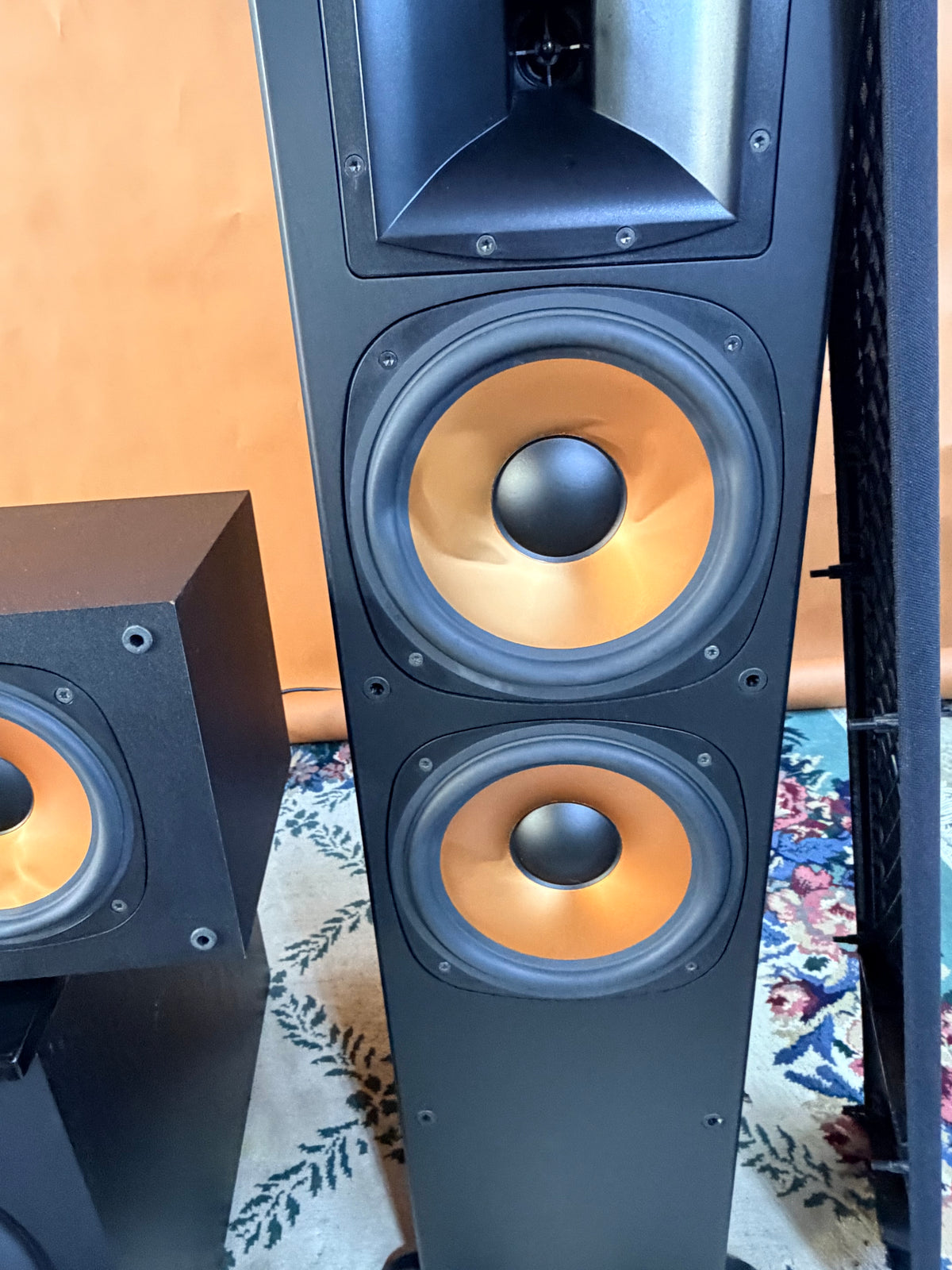 (SOLD) Klipsch Reference Speaker System — RF-3 Towers + RC-3 Center + Acoustech H-100 Subwoofer