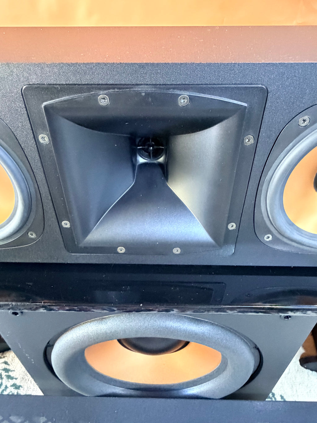 (SOLD) Klipsch Reference Speaker System — RF-3 Towers + RC-3 Center + Acoustech H-100 Subwoofer