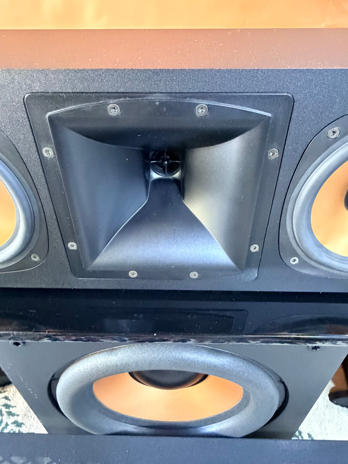 (SOLD) Klipsch Reference Speaker System — RF-3 Towers + RC-3 Center + Acoustech H-100 Subwoofer