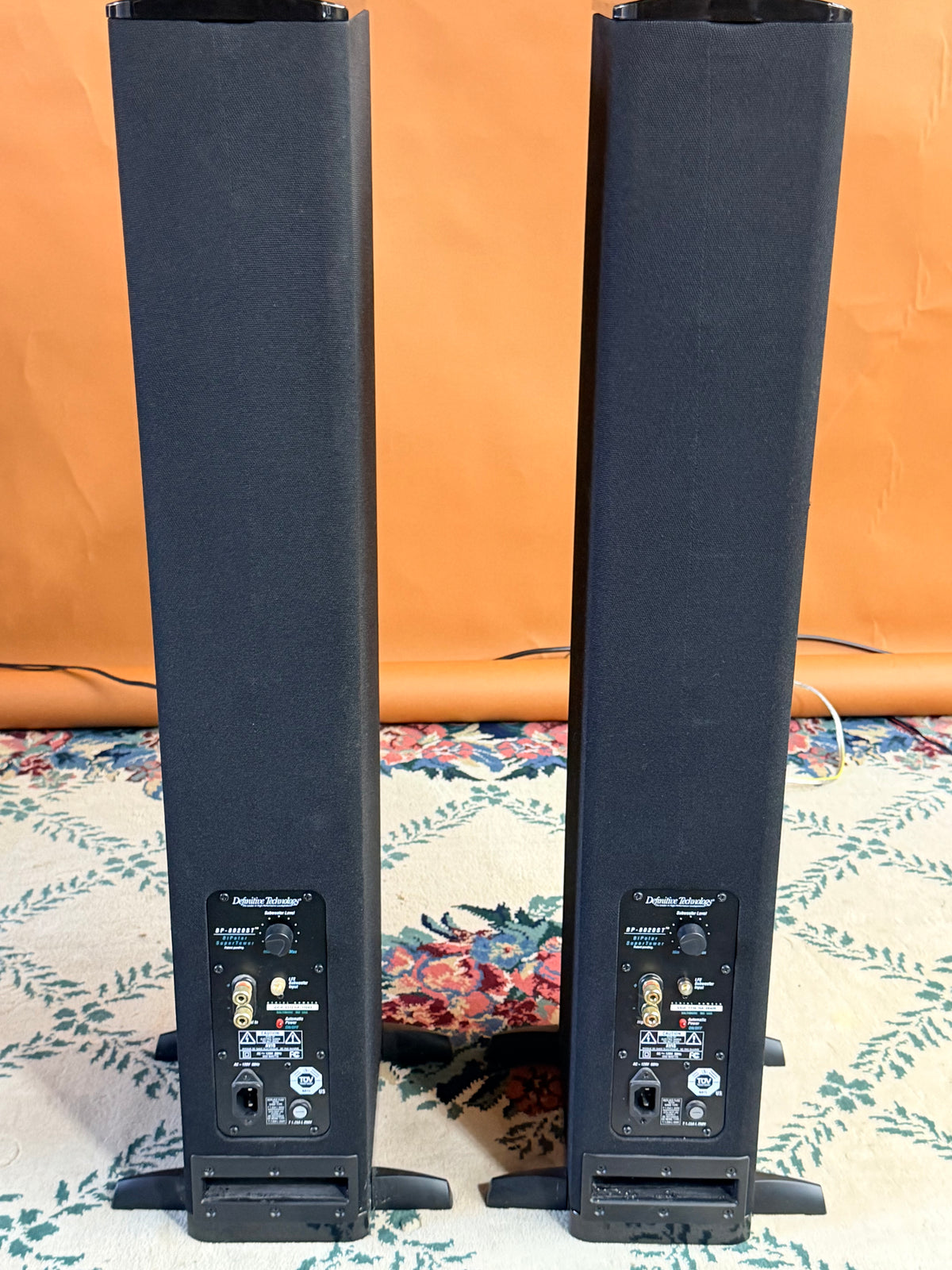 Definitive Technology BP-8020ST Bipolar SuperTower Speakers w/Powered Subwoofers – Pair