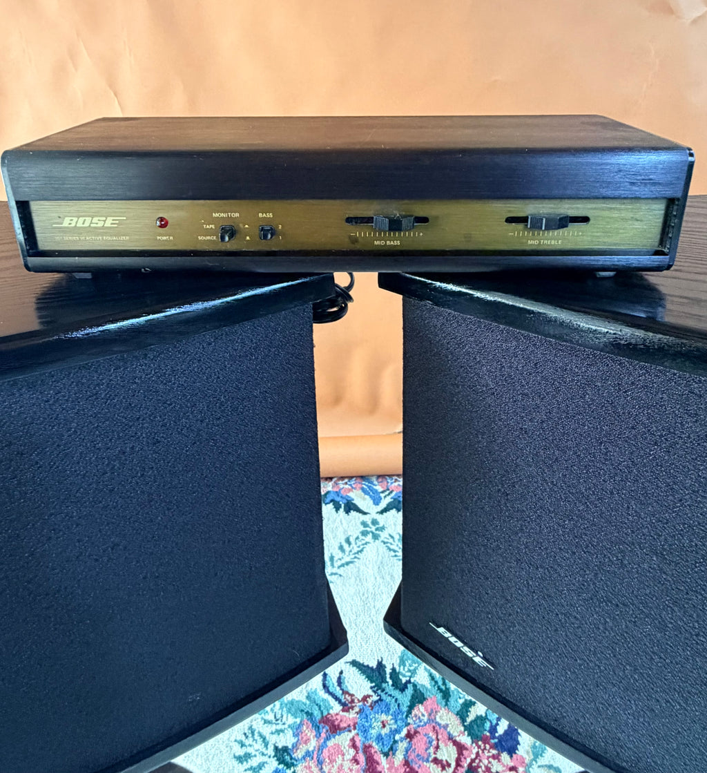 Bose 901 Series VI Speakers + Active Equalizer + Tulip Stands — Complete System; $1,095 — Local Pickup in Katy, Texas