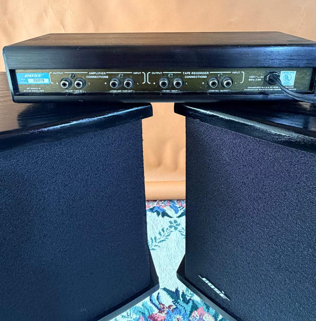Bose 901 Series VI Speakers + Active Equalizer + Tulip Stands — Complete System; $1,095 — Local Pickup in Katy, Texas