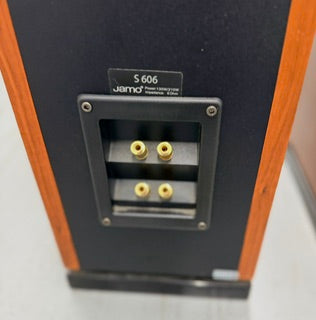 "SOLD" - Jamo S 606 Floorstanding Speakers + S 60 Center — Cherry Finish (Excellent Condition)
