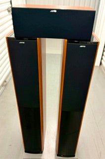 "SOLD" - Jamo S 606 Floorstanding Speakers + S 60 Center — Cherry Finish (Excellent Condition)