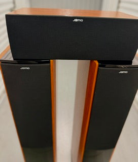 "SOLD" - Jamo S 606 Floorstanding Speakers + S 60 Center — Cherry Finish (Excellent Condition)