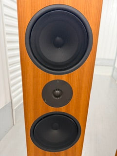 SOLD - Linn Ninka Floorstanding Speakers + Trikan Center — Cherry Finish