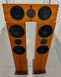 SOLD - Linn Ninka Floorstanding Speakers + Trikan Center — Cherry Finish